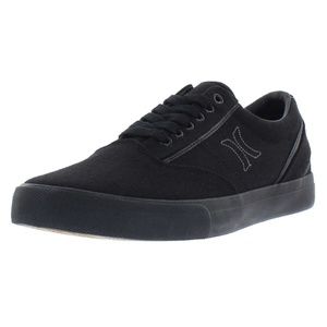 NEW Hurley Men's Arlo Skate Shoe LACE UP Fashion Casual shoes Sneaker BLACK NIB